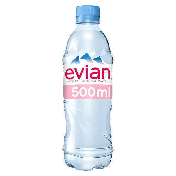 EVIAN NATURAL WATER  24x500ml