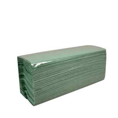 C - FOLD HAND TOWELS ( GREEN )  1x2560
