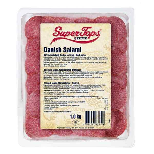 SUPER TOPS ( 3844 ) DANISH SALAMI 1kg