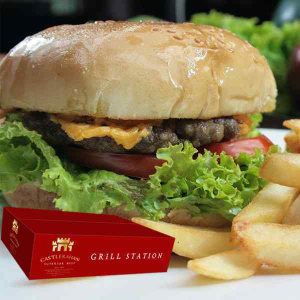 GRILL STATION HALAL BURGERS (4oz)  48x113g