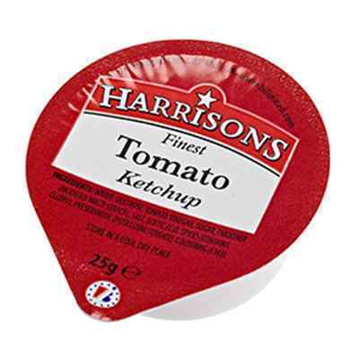 HARRISONS TOMATO KETCHUP DIP POTS  100x25g