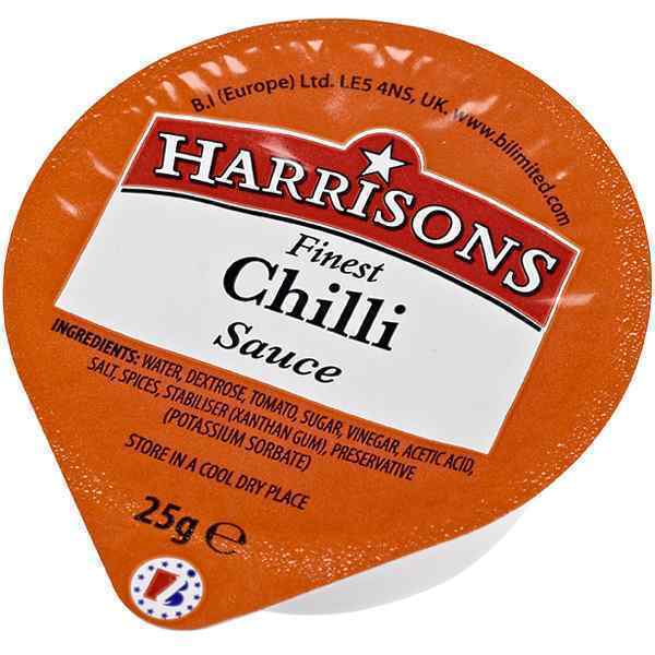 HARRISONS CHILLI SAUCE  DIP POTS  100x25g