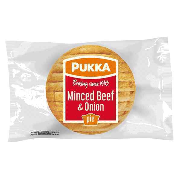 UNWRAP PUKKA MINCED BEEF & ONION PIE  12X229g