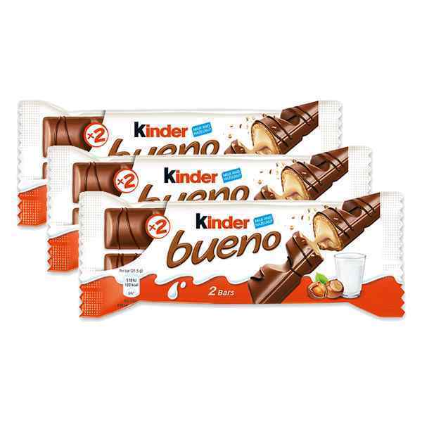 KINDER BUENO CLASSIC CHOCOLATE BAR 30x43g 75p PRICE MARK