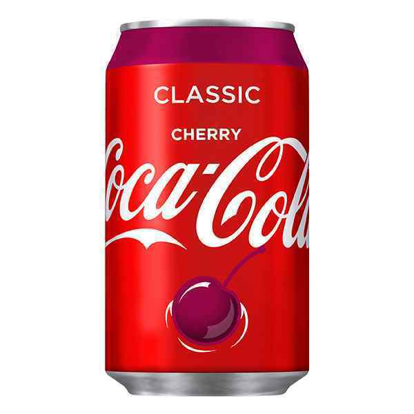 CHERRY COKE CANS (GB)  24x330ml