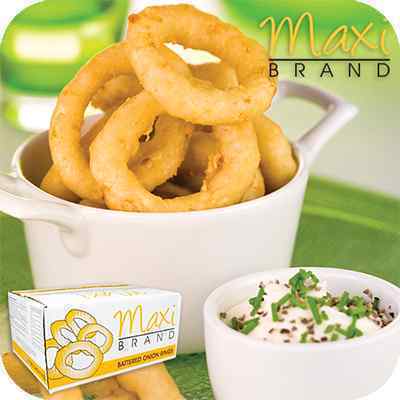 MAXI BATTERED ONION RINGS  5 x 1 KG