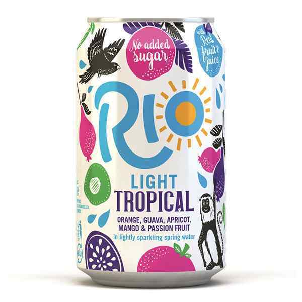 LIGHT RIO TROPICAL CANS (GB)  24x330ml