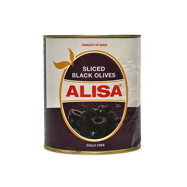 SLICED BLACK OLIVES1x1.56kg