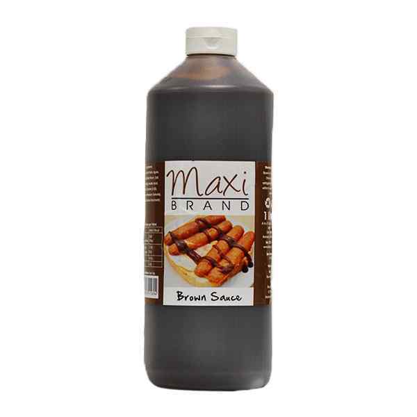 SINGLE BOTTLE MAXI SQUEEZY BROWN SAUCE  1lt