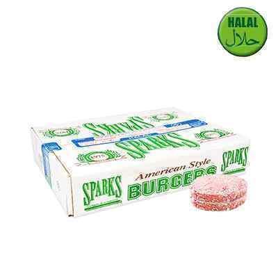 SPARKS HALAL BURGERS 48 x 56 gm