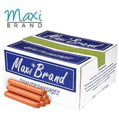 MAXI CATERING SAUSAGES (GREEN) 6's  4.54kg