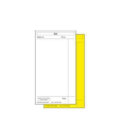 STD. NCR DUPLICATE ORDER PADS  40x50pg 80x145mm