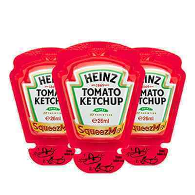 HEINZ SQUEEZME TOMATO KETCHUP 100x26ml