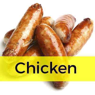 AC004010  HALAL CHICKEN SAUSAGES 4's  4.54kg