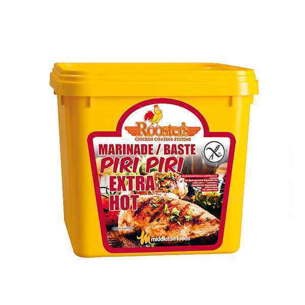 ROOSTER'S PIRI PIRI XTRA HOT MARINADE 2KG TUB