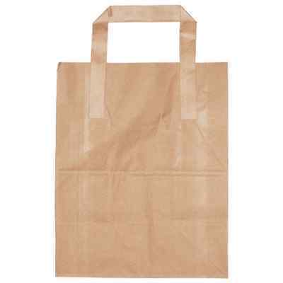 MEDIUM BROWN SOS BAGS (8x13x10)  1x250 203x330x255mm  P/C23400011