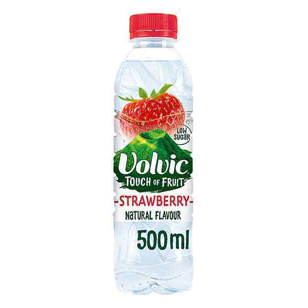 VOLVIC TOUCH OF FRUIT STRAWBERRY 12x500ml