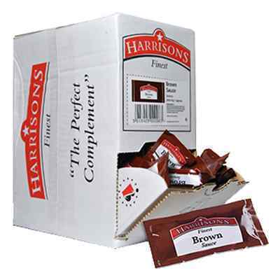 HARRISONS BROWN SAUCE SACHETS  200x10g