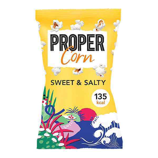 PROPER SWEET & SALTY POPCORN 24x30gm