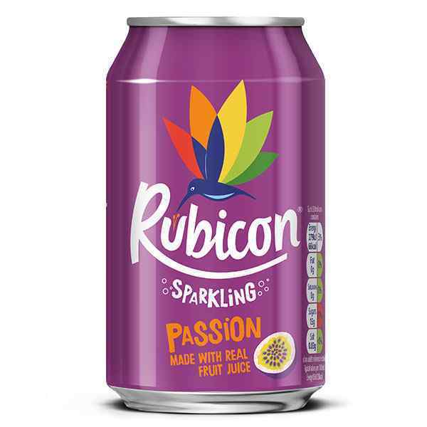 RUBICON SPARK. CANS PASSION FRUIT  24x330ml