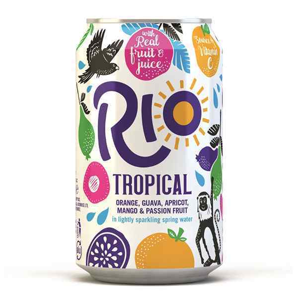 RIO TROPICAL CANS (GB)  24x330ml