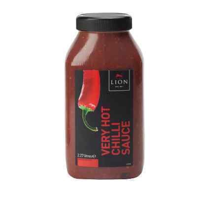 LION VERY HOT CHILLI SAUCE  2x2.27lt