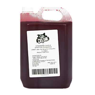 CRUSHA STRAWBERRY SYRUP( Thick Shake)  5lt