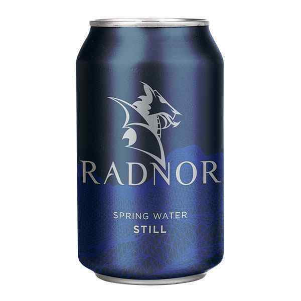 RADNOR STILL CANS SPRING WATER 24x330ml