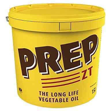 PREP ZT LONG LIFE VEGETABLE OIL TUB 15lt CAT-P0377SG