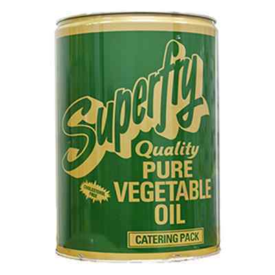 SUPERFRY VEGETABLE OIL (TIN)  1x20lt