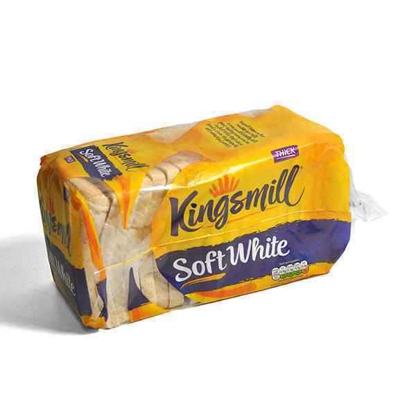 KINGSMILL EVERYDAY WHITE THICK BREAD 800g