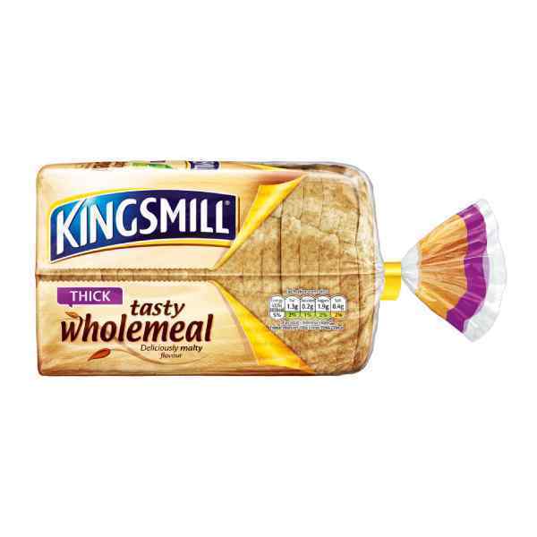 KINGSMILL TASTY WHOLEMEAL THICK BREAD 800g