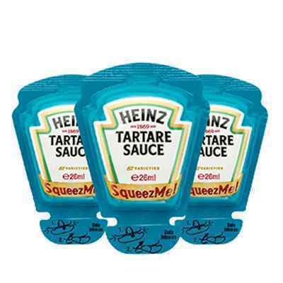 HEINZ SQUEEZME TARTARE SAUCE  100x26ml