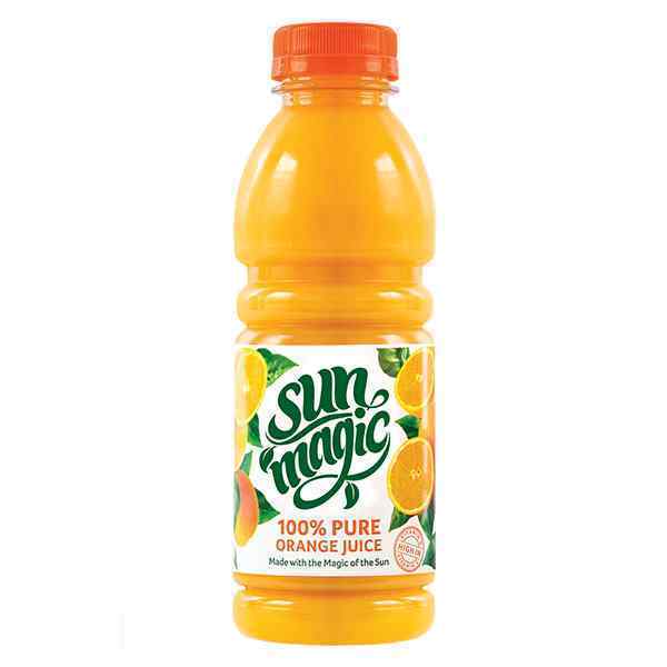 SUNMAGIC ORANGE JUICE PET  12x500ml